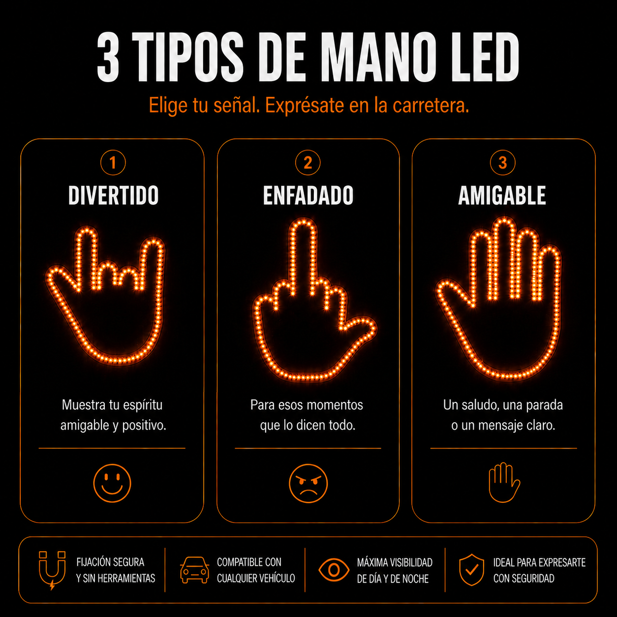 Funny LED Hand